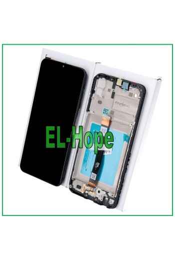 ORIGINAL FRAME LCD DISPLAY SAMSUNG GALAXY A22 5G 2021 SM-A226 TOUCH SCREEN BLACK