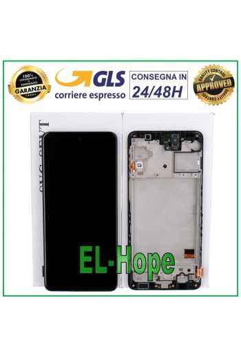 ORIGINAL LCD DISPLAY + FRAME SAMSUNG GALAXY M31S SM M317 F/FN TOUCH SCREEN BLACK