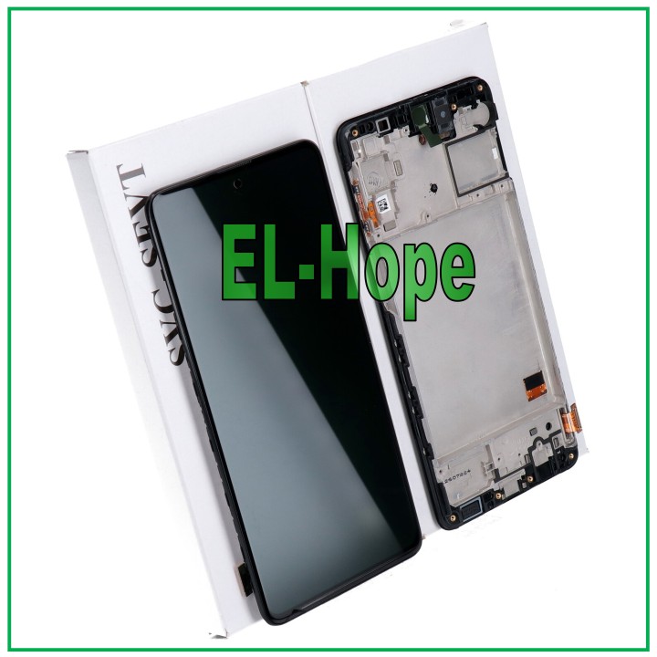 ORIGINAL DISPLAY FRAME SAMSUNG M31S SM M317 F/FN TOUCH SCREEN BLACK GH82-24114A