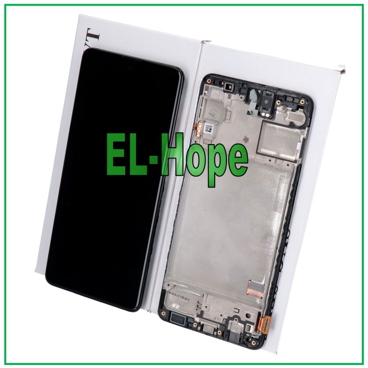 ORIGINAL DISPLAY FRAME SAMSUNG M31S SM M317 F/FN TOUCH SCREEN BLACK GH82-24114A