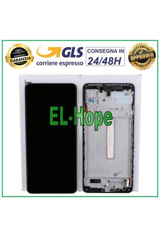ORIGINAL TOUCH LCD DISPLAY SAMSUNG GALAXY M52S 5G 2021 SM M526 M526B BLACK FRAME