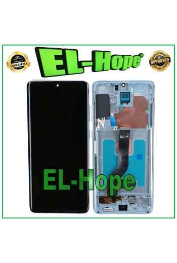 OLED FRAME LCD DISPLAY FOR SAMSUNG GALAXY S20+ PLUS SM-G985 G986 TOUCH BLUE GLASS
