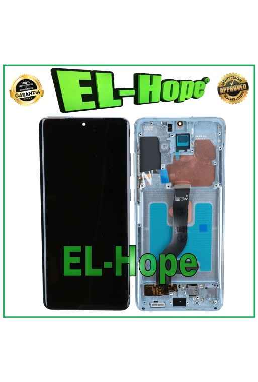OLED FRAME LCD DISPLAY FOR SAMSUNG GALAXY S20+ PLUS SM-G985 G986 TOUCH BLUE GLASS