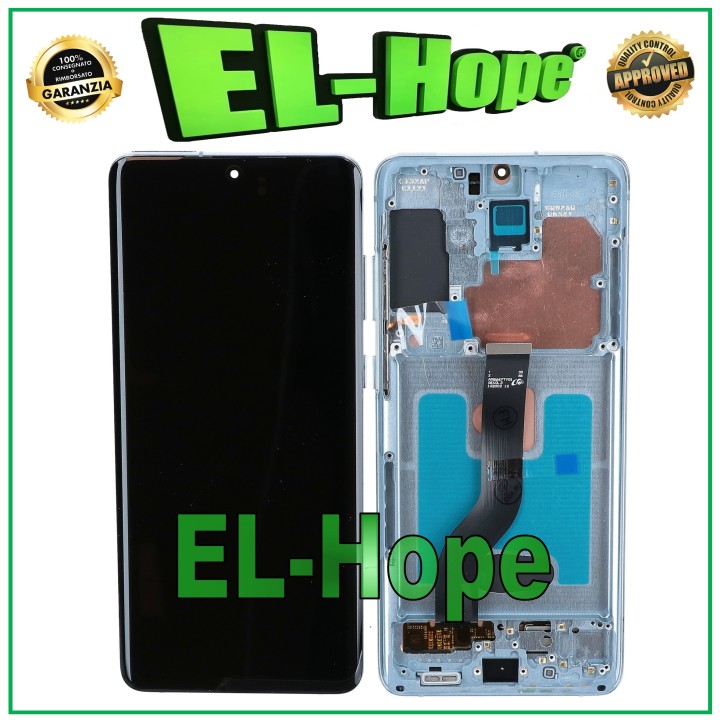 OLED FRAME LCD DISPLAY FOR SAMSUNG GALAXY S20+ PLUS SM-G985 G986 TOUCH BLUE GLASS