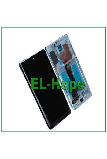 OLED FRAME LCD DISPLAY FOR SAMSUNG GALAXY S20+ PLUS SM-G985 G986 TOUCH BLUE GLASS