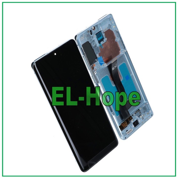 OLED FRAME LCD DISPLAY FOR SAMSUNG GALAXY S20+ PLUS SM-G985 G986 TOUCH BLUE GLASS