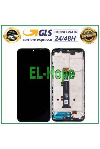 LCD DISPLAY FRAME FOR MOTOROLA MOTO G20 XT2128 XT-2128 TOUCH SCREEN GLASS BLACK