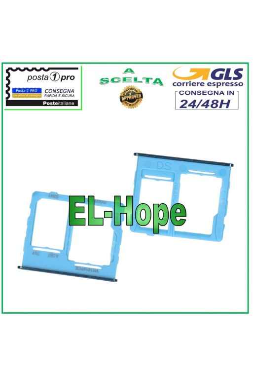 SLOT CART COMPARTMENT NANO SIM CARD SD SAMSUNG GALAXY A32 5G SM A326 B BLUE