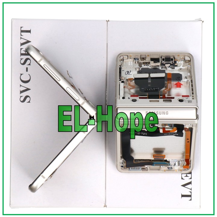 ORIGINAL DISPLAY FRAME SAMSUNG Z FLIP 3 5G SM-F711B TOUCH BROWN GH82-27243B
