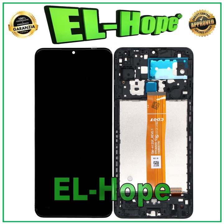LCD DISPLAY TOUCH SCREEN FRAME FOR SAMSUNG GALAXY A12 SM A125 F/FN GLASS SCREEN