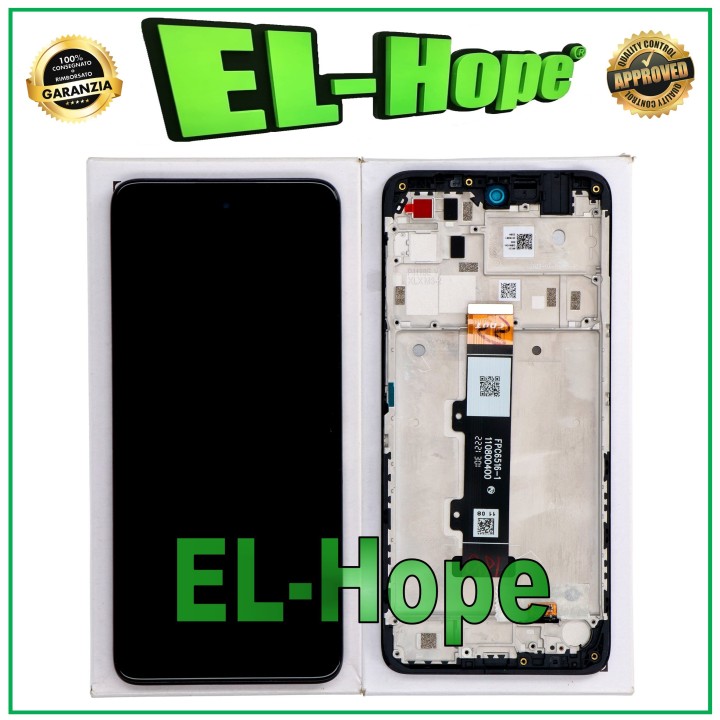 TOUCH SCREEN LCD DISPLAY + ORIGINAL SERVICE FRAME MOTOROLA MOTO E32S XT2229