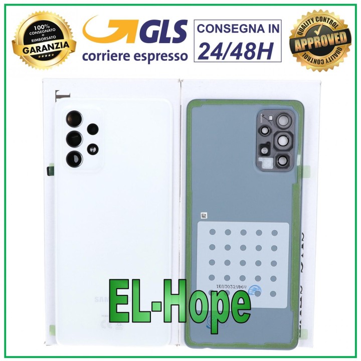 ORIGINAL SAMSUNG GALAXY A72 SM-A725 BATTERY COVER WHITE BACK COVER