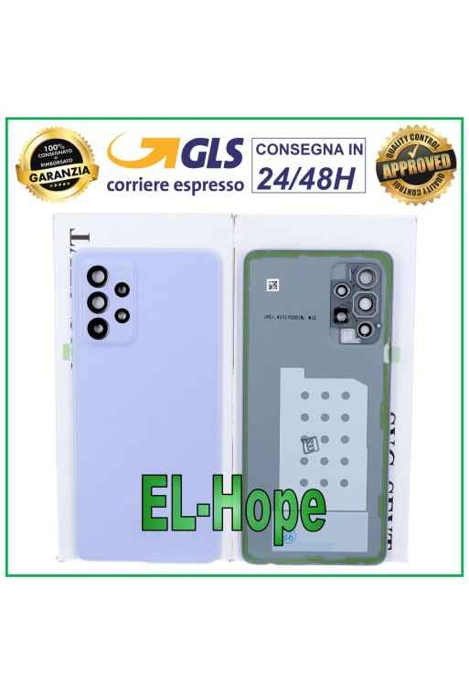 ORIGINAL SAMSUNG GALAXY A52 SM-A525 F BATTERY COVER PURPLE BACK COVER
