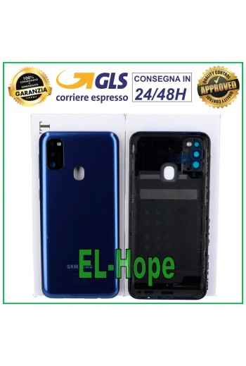 ORIGINAL SAMSUNG GALAXY M21 SM-M215F BATTERY COVER BACK COVER BLUE
