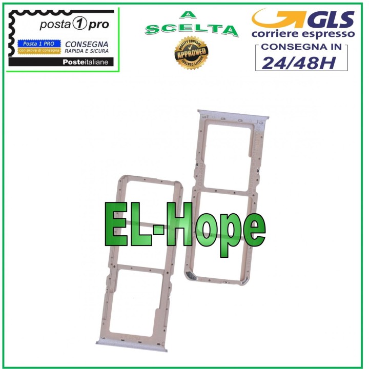 SLOT CARRIAGE SIM SD CARD COMPARTMENT FOR OPPO A52 CH2061 CPH2069 PDAM10 PADM00 PURPLE