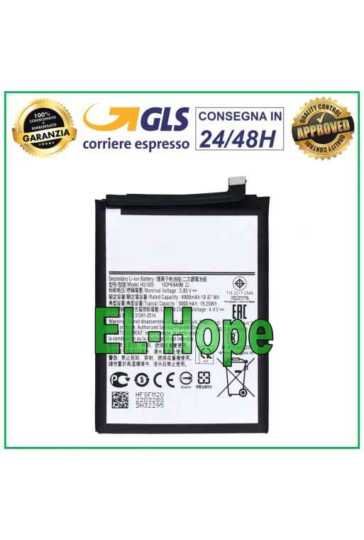 BATTERY HQ-50S FOR SAMSUNG GALAXY A02S SM-A025G 5000 mAh EQUAL TO ORIGINAL