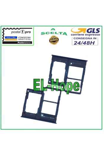 SLOT CART SIM CARD COMPARTMENT MICRO SD READER SAMSUNG GALAXY A20E SM A202F BLUE