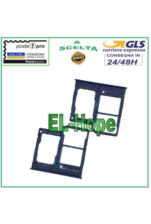 SLOT CART SIM CARD COMPARTMENT MICRO SD READER SAMSUNG GALAXY A20E SM A202F BLUE