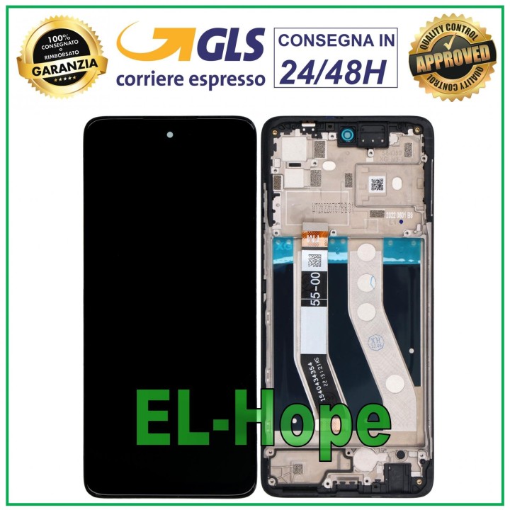 LCD DISPLAY + FRAME FOR MOTOROLA MOTO G62 5G XT2223 TOUCH SCREEN GLASS SCREEN