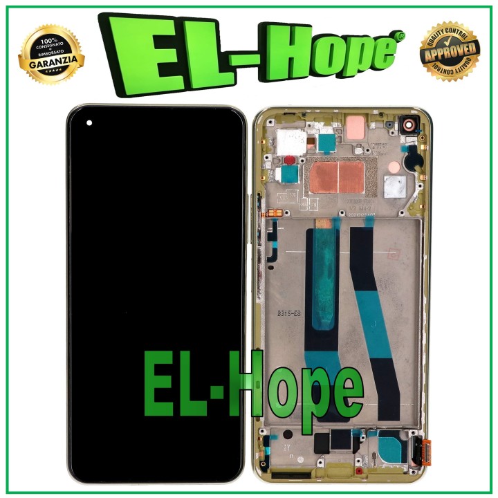 OLED LCD DISPLAY + FRAME FOR XIAOMI MI 11 LITE 4G 5G NE M2101K9AG TOUCH YELLOW