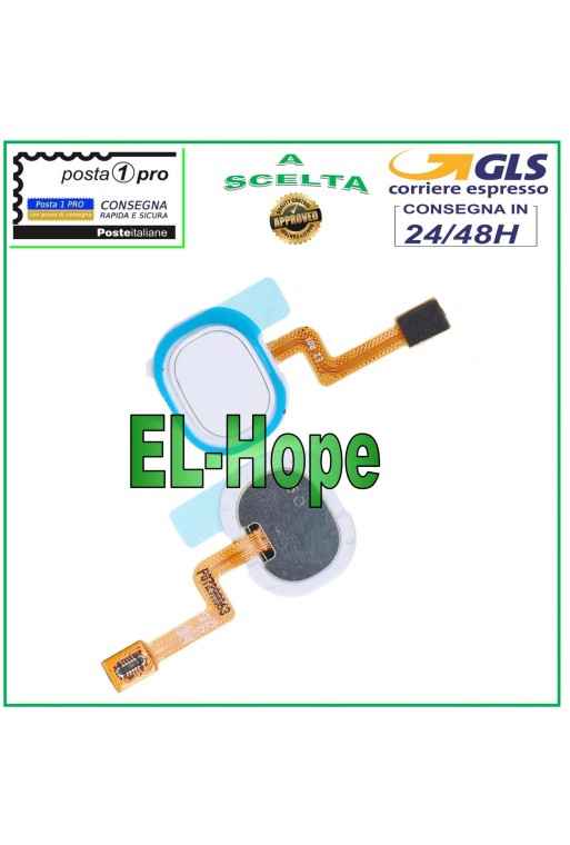HOME BUTTON FINGERPRINT SAMSUNG GALAXY A21S SM A217 F/FN FINGERPRINT SENSOR WHITE