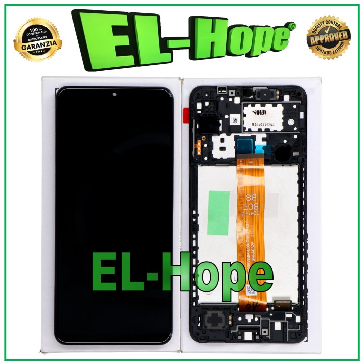 ORIGINAL TOUCH FRAME DISPLAY SAMSUNG GALAXY A12 SM-A127 FLAT BOE B8 GH82-26485A