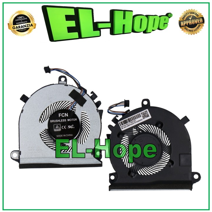 CPU FAN L77560-001 FOR HP PAVILION GAMING 15-EC SERIES NOTEBOOK 4 PIN