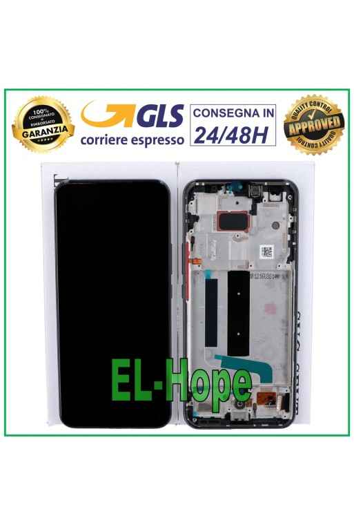 ORIGINAL LCD + TOUCH DISPLAY XIAOMI MI 10 LITE 5G M2002J9G M2002J9E BLACK FRAME