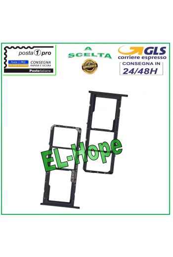 SLOT CART SIM CARD HOLDER MICRO SD HUAWEI Y6P 2020 MED-LX9 LX9N BLACK