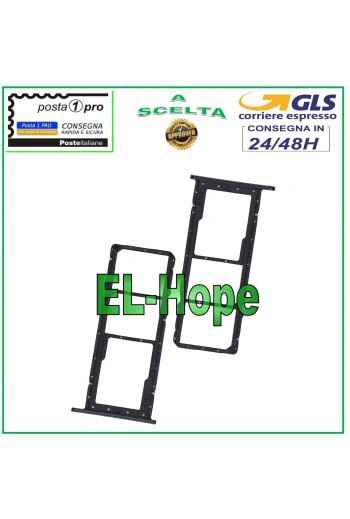 SLOT CART SIM CARD HOLDER MICRO SD HUAWEI Y7 2019 DUB-LX1 LX2 L22 BLACK