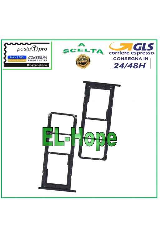 SLOT CART COMPARTMENT NANO SIM MICRO SD SAMSUNG GALAXY A02S SM-A025G BLACK