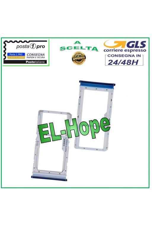 SLOT CART SIM CARD COMPARTMENT MICRO SD XIAOMI REDMI NOTE 8 PRO M1906G7G BLUE