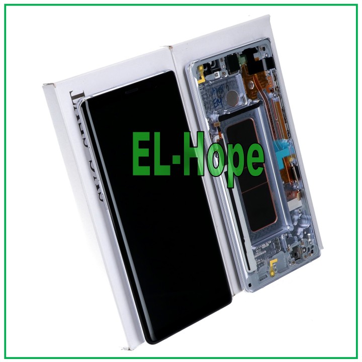 ORIGINAL DISPLAY SAMSUNG NOTE 8 SM N950 F TOUCH SCREEN VIOLET GRAY GH97-21065C