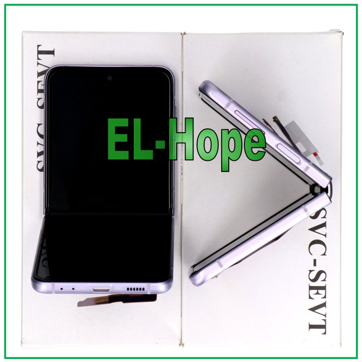 ORIGINAL TOUCH DISPLAY SAMSUNG Z FLIP 3 5G SM-F711B FRAME LAVENDER GH82-27244D