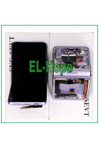 ORIGINAL FRAME LCD DISPLAY SAMSUNG GALAXY Z FLIP 3 5G SM-F711B TOUCH LAVENDER