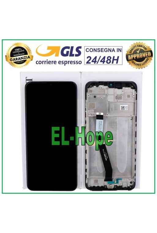 100% ORIGINAL LCD DISPLAY FRAME XIAOMI REDMI 9 M2004J19AG M2004J19G TOUCH GLASS