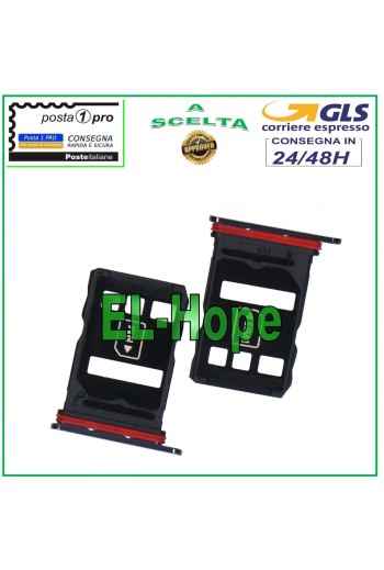 SLOT READER CART COMPARTMENT NANO SIM CARD FOR HUAWEI P40 ANA-LX9 LX4 NX9 BLACK
