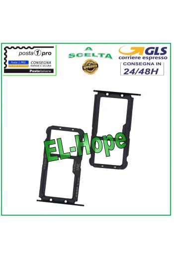 SLOT CART SIM CARD COMPARTMENT + MICRO SD HUAWEI MATE 20 LITE SNE-LX1 AL00 BLACK