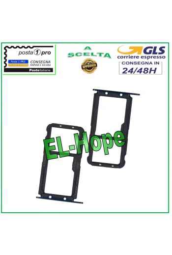 SLOT CART SIM CARD COMPARTMENT + MICRO SD HUAWEI MATE 20 LITE SNE-LX1 AL00 BLUE
