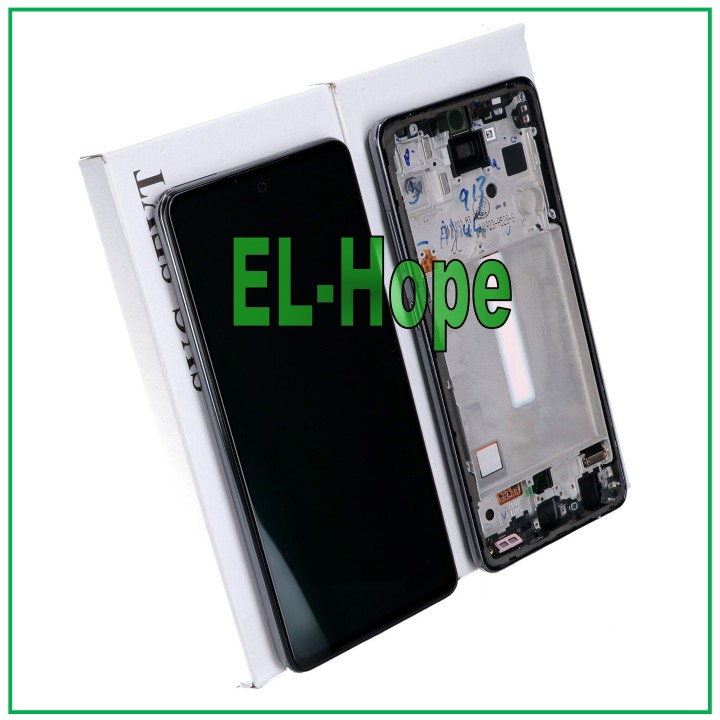 ORIGINAL TOUCH LCD DISPLAY SAMSUNG A52S 5G SM A528 A528B BLACK FRAME GH82-26861A
