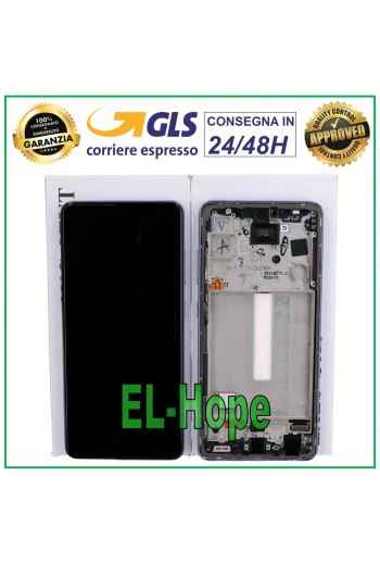 100% ORIGINAL TOUCH LCD DISPLAY SAMSUNG GALAXY A52S SM A528 A528B PURPLE FRAME