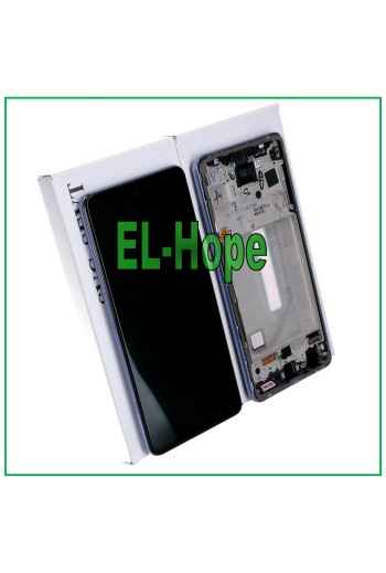 100% ORIGINAL TOUCH LCD DISPLAY SAMSUNG GALAXY A52S SM A528 A528B PURPLE FRAME