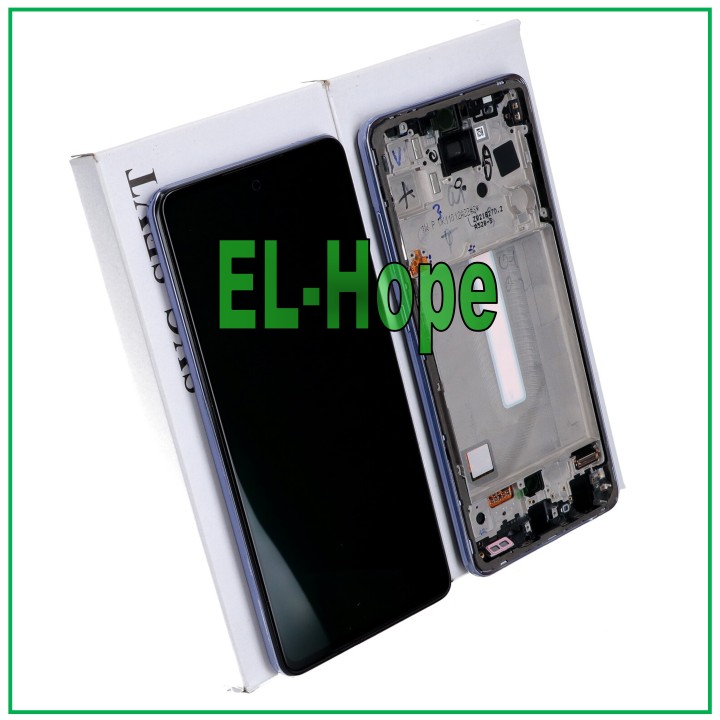 TOUCH DISPLAY ORIGINAL RENEWED SAMSUNG A52S SM A528 A528B PURPLE GH82-26861C