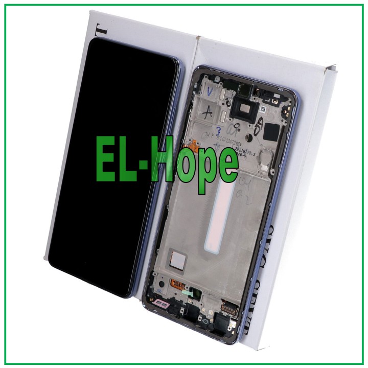 TOUCH DISPLAY ORIGINAL RENEWED SAMSUNG A52S SM A528 A528B PURPLE GH82-26861C