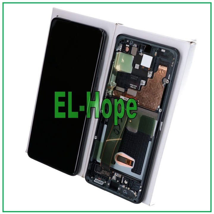 ORIGINAL FRAME DISPLAY SAMSUNG S20 ULTRA SM-G988 TOUCH SCREEN BLACK GH82-26033A
