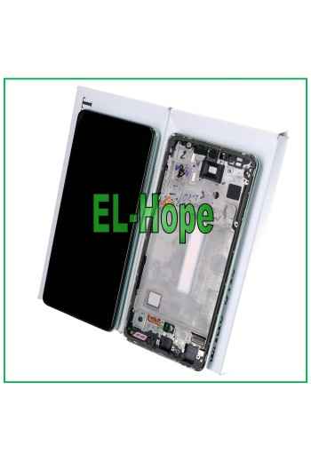 ORIGINAL TOUCH LCD DISPLAY SAMSUNG GALAXY A52S SM A528 A528B FRAME GREEN GREEN