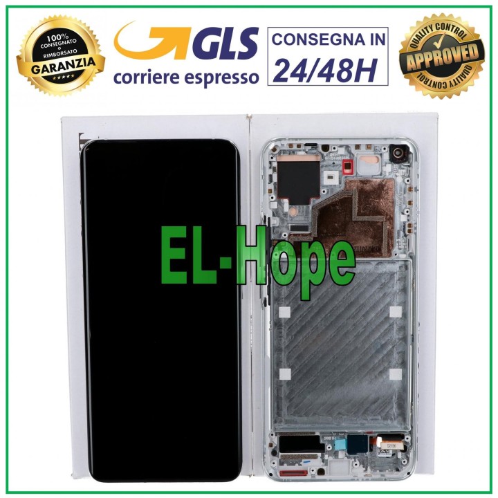 ORIGINAL LCD DISPLAY + FRAME XIAOMI MI 11 5G M2011K2G TOUCH SCREEN GLASS SILVER