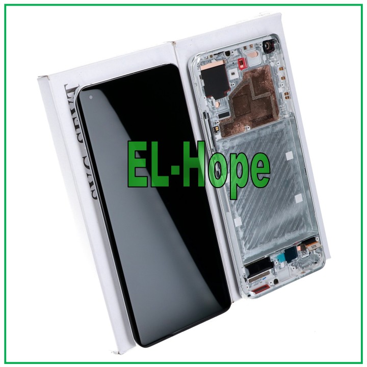 ORIGINAL LCD DISPLAY + FRAME XIAOMI MI 11 5G M2011K2G TOUCH SCREEN GLASS SILVER