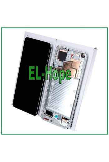 ORIGINAL LCD DISPLAY + FRAME XIAOMI MI 11 5G M2011K2G TOUCH SCREEN GLASS SILVER