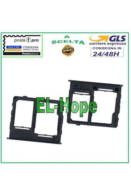 SLOT CARRIAGE COMPARTMENT NANO SIM CARD SD SAMSUNG GALAXY A32 5G SM A326 B BLACK
